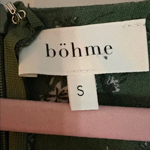 Bohme Floral Green Dress - Picture 3 of 7